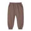 EISHOW Unisex Boys&Girls Cotton Pants, Kids Baby Harem Bottoms Sweatpants Elastic Pants Pull on Sport Jogger Trousers 1-13T (12-24 Months,A (Thin)-Coffee,12 Months,24 Months) view 1