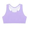 easyforever Kids Girls Athletic Sport Bra Strappy Back Vest Crop Top Tanks for Gym Workout Dance Gymnastics Light Purple D 4 view 3