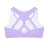 easyforever Kids Girls Athletic Sport Bra Strappy Back Vest Crop Top Tanks for Gym Workout Dance Gymnastics Light Purple D 4 view 4