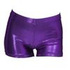 Aosva Little Big Girls' Sparkle Dance Tumbling Athletic Gymnastics Purple Short 9-10 Years view 1