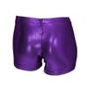 Aosva Little Big Girls' Sparkle Dance Tumbling Athletic Gymnastics Purple Short 9-10 Years view 2