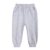 EISHOW Unisex Boys&Girls Cotton Pants, Kids Baby Harem Bottoms Sweatpants Elastic Pants Pull on Sport Jogger Trousers 1-13T (4-5T,A (Thin)-Gray,4 Years,5 Years) view 1