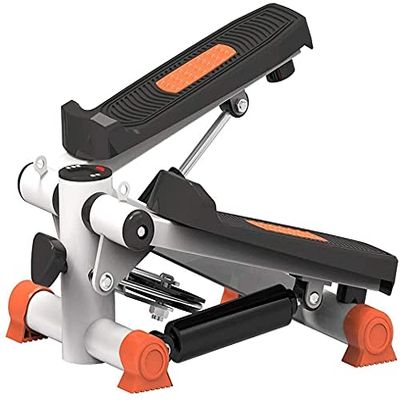 SMSOM Mini Stepper Exercise Machine Aerobic Stepper for Exercise Workout, LCD Display, Very Suitable for Indoor Workout, 330 Lbs Capacity, Green (Color : Orange)