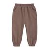 EISHOW Unisex Boys&Girls Cotton Pants, Kids Baby Harem Bottoms Sweatpants Elastic Pants Pull on Sport Jogger Trousers 1-13T (4-5T,A (Thin)-Coffee,4 Years,5 Years) view 1