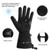 DINSVTA Heated Gloves for Women Rechargeable Waterproof,Machine Washable Winter Electric Heating Thin Men Glove Liners for Cold Weather Outdoor Snow Driving Running Cycling view 4