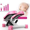 SMSOM Mini Stepper, Mini Fitness Stair Stepper Hydraulic Mute Step Machine, LCD Display, Very Suitable for Indoor Office Exercise (Color : Pink) view 3