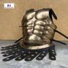 Nautical-Mart Muscle Armor Cuirass 300 Movie Spartan King Leonidas Medieval Roman Helmet Greek Halloween Costume (Only Muscle Armor) view 3