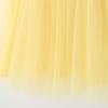 Baby Girls Tutu Dress Toddler Infant Sleeveless Layered Princess Tulle Dress Summer Beach Wedding Party Lace Dresses Yellow 9-12 Months view 3