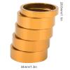 5 Pieces Mountain Front Fork Washer, Stem Headset Spacer Fork Gasket(Gold) view 2