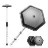 ToVii Golf Travel Bag Support System, Adjustable Aluminum Alloy Golf Club Travel Support Rod and Anti-Impact ABS Support Cover, Golf Bag Support Rod Golf Club Bag Accessories (Grey) view 1