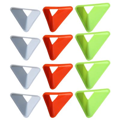 BESPORTBLE 20pcs Training Disc Football Triangle Agility Soccer Cones Sign for Basketball Sports Games Training Accessories