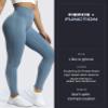 Aoxjox High Waisted Workout Leggings for Women Trinity Yoga Pants 26.5" (Steel Blue, Medium) view 3