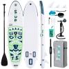 FunWater 10'633"6" Inflatable Stand Up Paddle Board with Premium SUP Paddleboard Accessories, Wide Stable Anti-Slip EVA Deck,Paddle Boards for Adults & Youth of All Skill Levels view 1