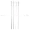 ZSHJGJR Archery 35" Carbon Arrow Hunting Arrows with 3 Pieces of 4-Inch White Feathers Targeting Practice Arrows Spine 400 for Recurve Bow Longbow Traditional Bow (12pcs) view 2