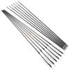ZSHJGJR Archery 35" Carbon Arrow Hunting Arrows with 3 Pieces of 4-Inch White Feathers Targeting Practice Arrows Spine 400 for Recurve Bow Longbow Traditional Bow (12pcs) view 3