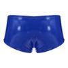 Agoky Men's Stretch Underwear Support Briefs with Drawstring Swim Bikini Hip Briefs Drawstring Blue 4X-Large view 2