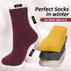 Zando Women's Merino Wool Socks - Long Thick Winter Warm Cozy Boot Crew Socks for Women's Athletic Running Cycling Hiking - Burgundy view 4