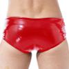 Agoky Men's Stretch Underwear Support Briefs with Drawstring Swim Bikini Hip Briefs Drawstring Red 4X-Large view 2