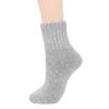 Zando Women's Merino Wool Socks - Long, Thick, Warm & Cozy Winter Socks in Light Grey view 1