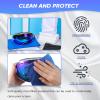 4 Pieces Ski Goggle Bag Microfiber Snow Goggle Protection Bag Sunglass Cloth Pouch Bags Soft Drawstring Carrying Pouch Closure Protective Storage Case Sleeve for Goggles Camera Replacement Lenses view 3