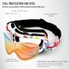 Juli Kids Ski Goggles,Snow Snowboard Goggles Boy Girl Snowmobile Skiing Skating Age 3-8 (Carton Frame/Red Lens) view 4