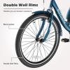 H&ZT Adult Tricycle, 3 Wheeled Bike, Trike Cruiser Bike, with 7-Speed Gear, Parking Brake Handle, Low Step, Large Rear Basket, Elderly Friendly, for Men, Women, and Teens view 3