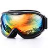 Juli Kids Ski Goggles,Snow Snowboard Goggles Boy Girl Snowmobile Skiing Skating Age 3-8 (Black Frame/Colorful Lens) view 1