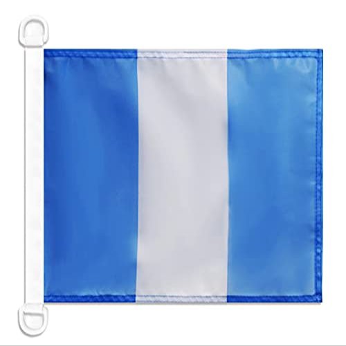 Guatemala Civil Ensign NAUTICAL Flag 18'' x 12'' - Guatemalan merchant flags 30 x 45 cm - Banner 12x18 in for boat - AZ FLAG
