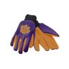 Clemson Tigers NCAA Colored Texting Utility Gloves - Verion 2 view 1