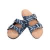Indianapolis Colts NFL Womens Mini Print Double Buckle Sandal - L