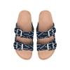 Denver Broncos NFL Womens Mini Print Double Buckle Sandal - L view 2