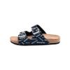 Denver Broncos NFL Womens Mini Print Double Buckle Sandal - L view 4