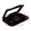 Acouto Boat Hatch Marine Deck Access Hatch Inspection Cover with Lock for Marine Boat RV 14.75"x10.6"/375 x 270mm Black -Resistant view 2