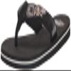 FOCO Baltimore Ravens NFL Womens Sequin Flip Flop - M - (9-10) view 1
