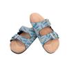 Detroit Lions NFL Womens Mini Print Double Buckle Sandal - M view 1