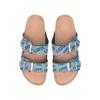 Detroit Lions NFL Womens Mini Print Double Buckle Sandal - M view 2