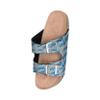 Detroit Lions NFL Womens Mini Print Double Buckle Sandal - M view 3