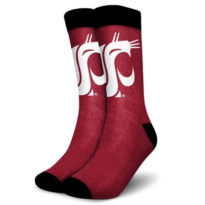 Washington State Cougars NCAA Mens Primetime Socks - S/M