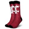Washington State Cougars NCAA Mens Primetime Socks - S/M view 1