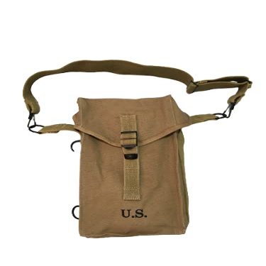 U.S Army 1956 WWII General Purpose Ammunition Canvas Bag Khaki