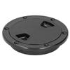 Acouto 4in Boat Deck Plate ABS Round Anti? Inspection Hatch Cover Marine Accessory Black for Deck Access Hatch Deck Inspection Hatch Deck Inspection Cover Boat Deck Hatch Deck Access view 1