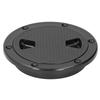 Acouto 4in Boat Deck Plate ABS Round Anti? Inspection Hatch Cover Marine Accessory Black for Deck Access Hatch Deck Inspection Hatch Deck Inspection Cover Boat Deck Hatch Deck Access view 3