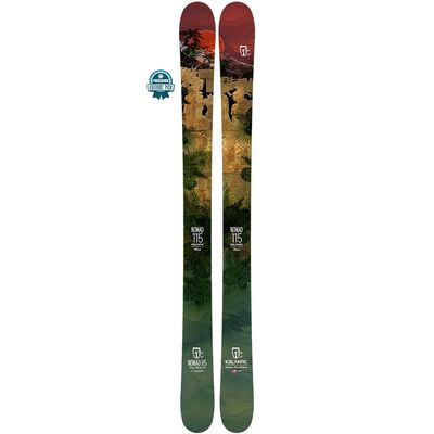 Icelantic Men's All-Mountain Freeride Lightweight 21/22 Nomad 115 Alpine Skis for Intermediate Level, 181