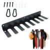 PRAMOON Baseball Bat Rack, Wall Mount, Hold 14 Baseball/Softball Bats, Solid Steel Heavy Duty Metal Bat Holder, Sports Equipment Organizer Hanger, with 2 Black Hanging Buckles view 1