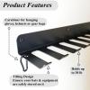 PRAMOON Baseball Bat Rack, Wall Mount, Hold 14 Baseball/Softball Bats, Solid Steel Heavy Duty Metal Bat Holder, Sports Equipment Organizer Hanger, with 2 Black Hanging Buckles view 4