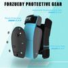 Forzueby Adult/Kids Knee Pads Elbow Pads Wrist Guards 6 in 1 Protective Gear Set for Inline Roller Skating Skateboarding Scooter BMX etc. view 4