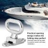 Acouto marine folding step, Stainless Steel Folding Mast Step Safety Marine Boat Hardware for Climbing High Places of Boats Yachts view 2