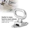 Acouto marine folding step, Stainless Steel Folding Mast Step Safety Marine Boat Hardware for Climbing High Places of Boats Yachts view 3