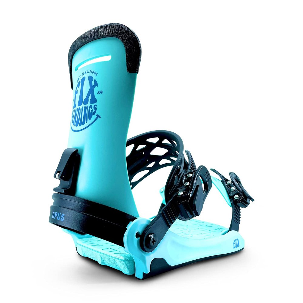 Fix Binding Co Opus Freestyle Snowboard Bindings - Women's (Teal)
