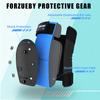 Forzueby Adult/Kids Knee Pads Elbow Pads Wrist Guards 6 in 1 Protective Gear Set for Inline Roller Skating Skateboarding Scooter BMX etc. view 4